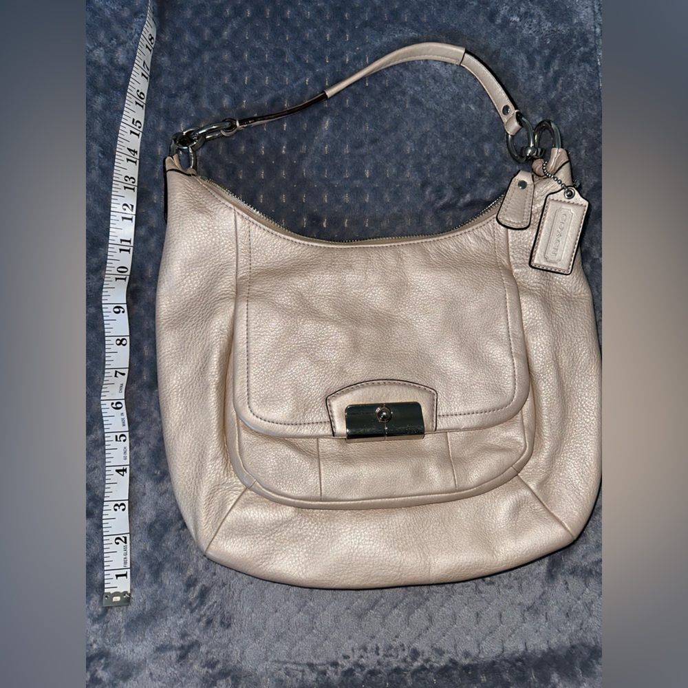 Coach champagne kristin hobo bag